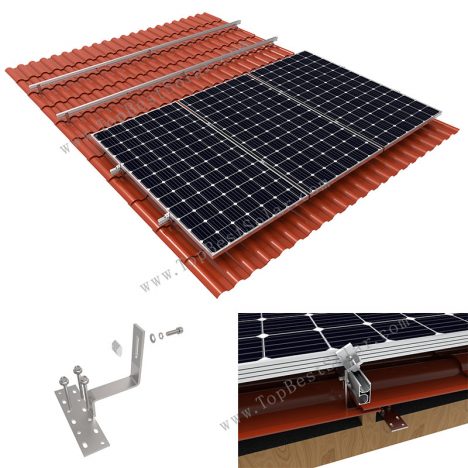 Solar Clay Tile Roof Mounts