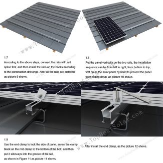 flat tile roof mounts for solar panels