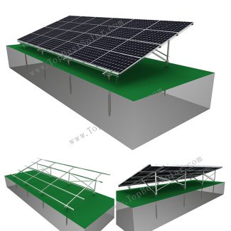 solar ground racking system