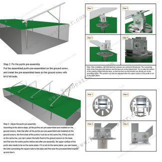 solar ground mount racking