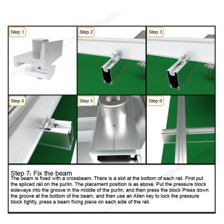 solar panel ground mount racking system