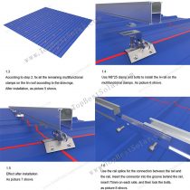 solar metal roof racking mounts