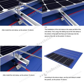 solar metal roof racking system