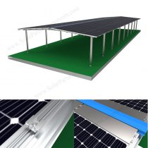 BIPV roof system for workshop
