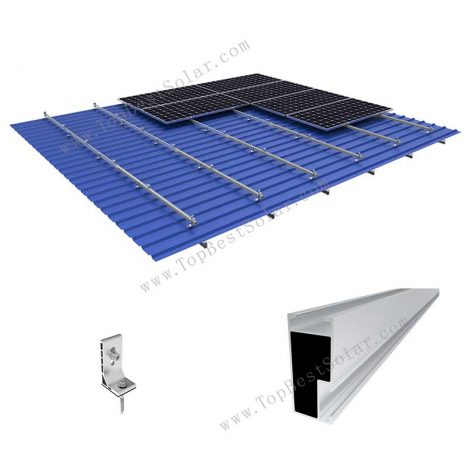solar L foot mounting brackets for tin roof factory direct