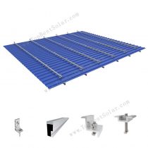 solar roof mounting system with L foot brackets wholesale