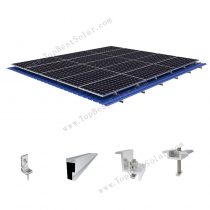 solar roof mounting system with L foot brackets
