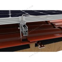 tile roof solar mounts stainless steel