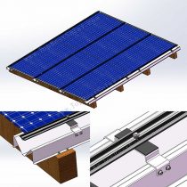 BIPV mounting for bifacial modules factory direct