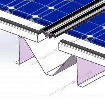 BIPV mounting structure for bifacial solar panels