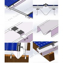 BIPV mounting for bifacial modules