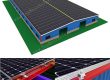 BIPV solar mounting waterproof structure