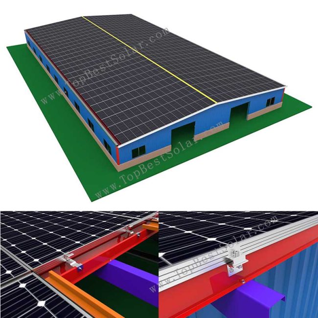 BIPV solar mounting waterproof structure BIPV solar mounting waterproof structure