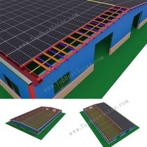 BIPV roof mounting structure