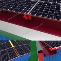 BIPV roof mounting structure waterproof