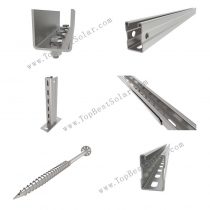 Carbon steel Ground rack for solar panel wholesale