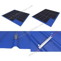 solar metal roof racks railless