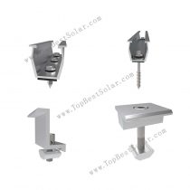 solar metal roof rack mini U rail factory