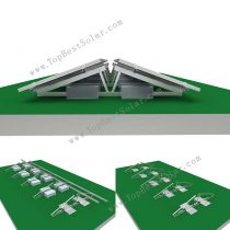 solar ballasted racking east west factory