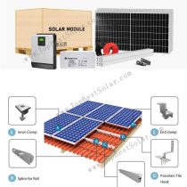 Solar power system for tile roof