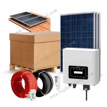 Solar power system for tile rooftop