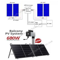 600W Balcony solar system