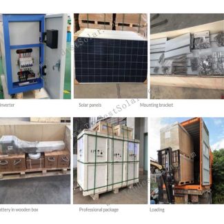 Solar carport system packing