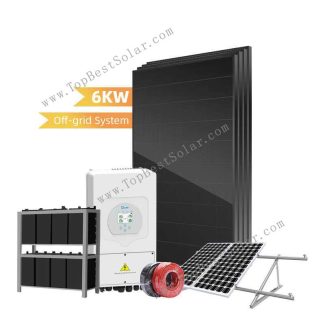 6kw off grid roof Triangle system