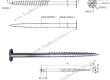 Screw piles foundation drawing design