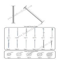 Double Flanged ground screw
