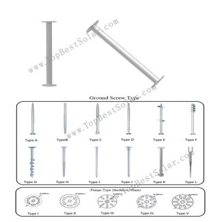 Double Flanged ground screw