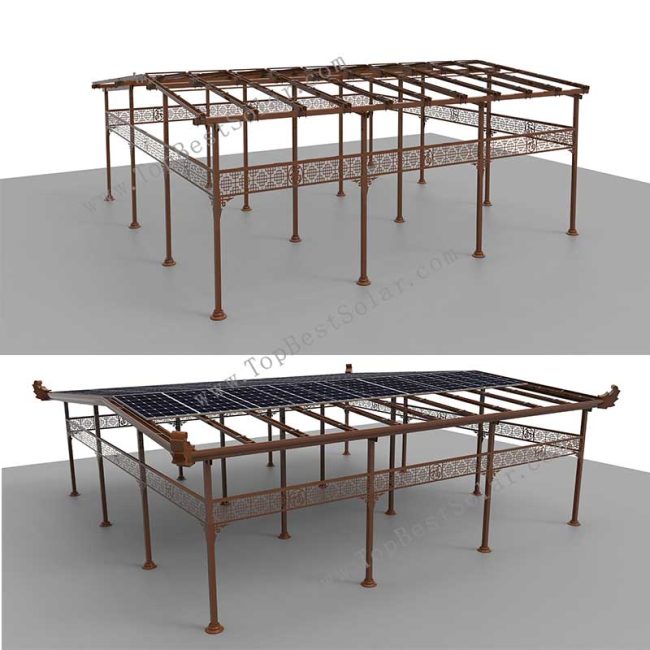 Solar Patio mounting Steel Solar Patio
