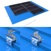 Universal solar standing seam clamp