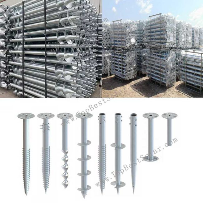 solar ground screw high-quality solar ground screw