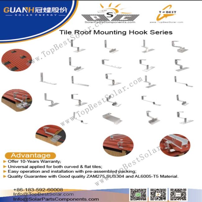 tile roof solar hooks tile roof solar hooks