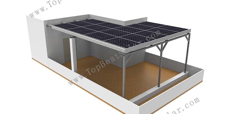 High-strength clamp for BIPV PV panel