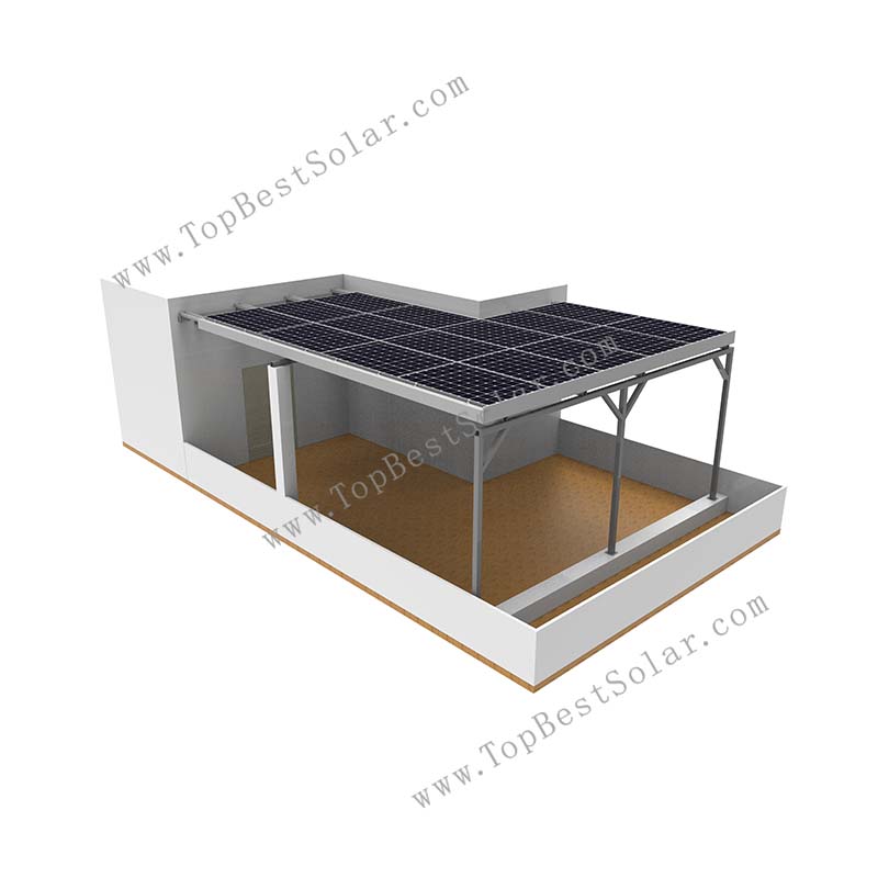 High-strength clamp for BIPV PV panel