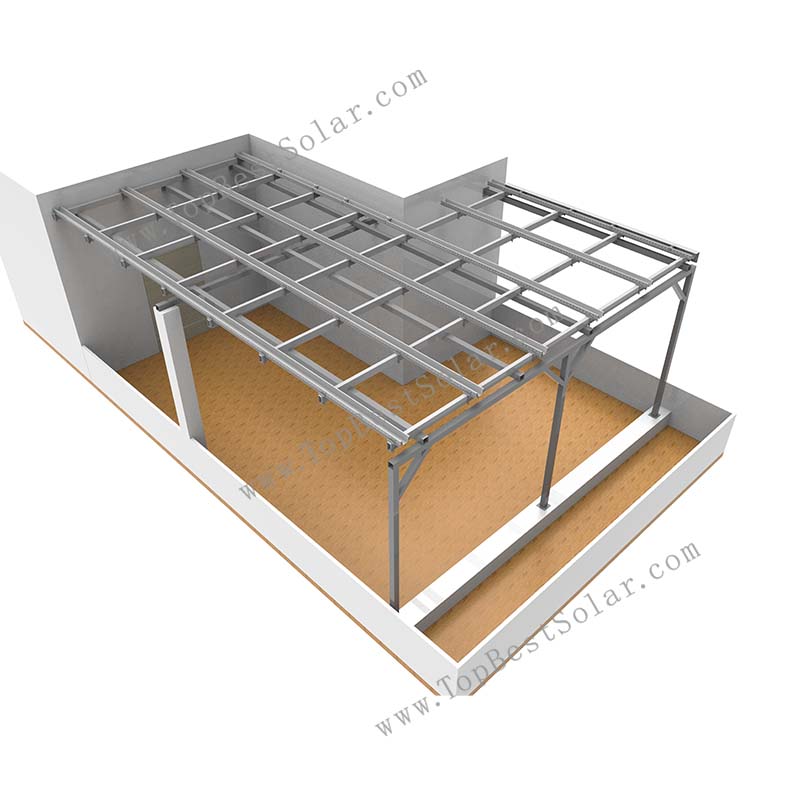 Aesthetic clamp for BIPV PV panel