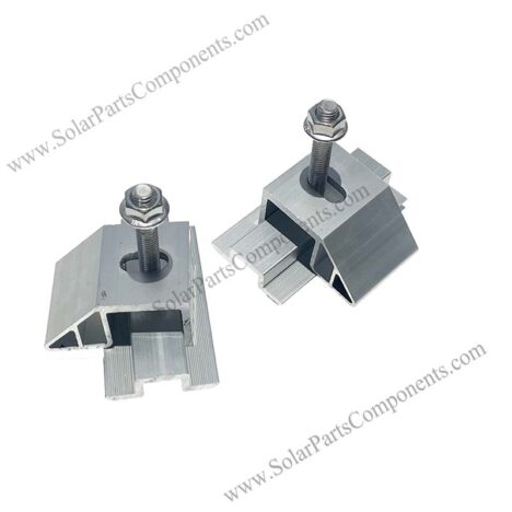 Stainless steel mid clamp for PV panel