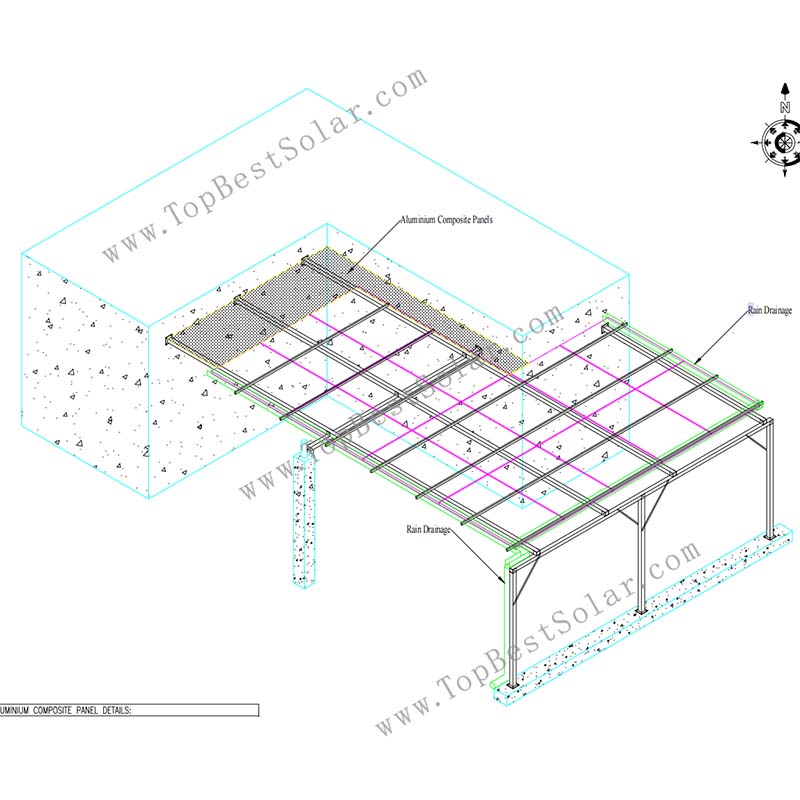 Wind-resistant clamp for BIPV PV panel