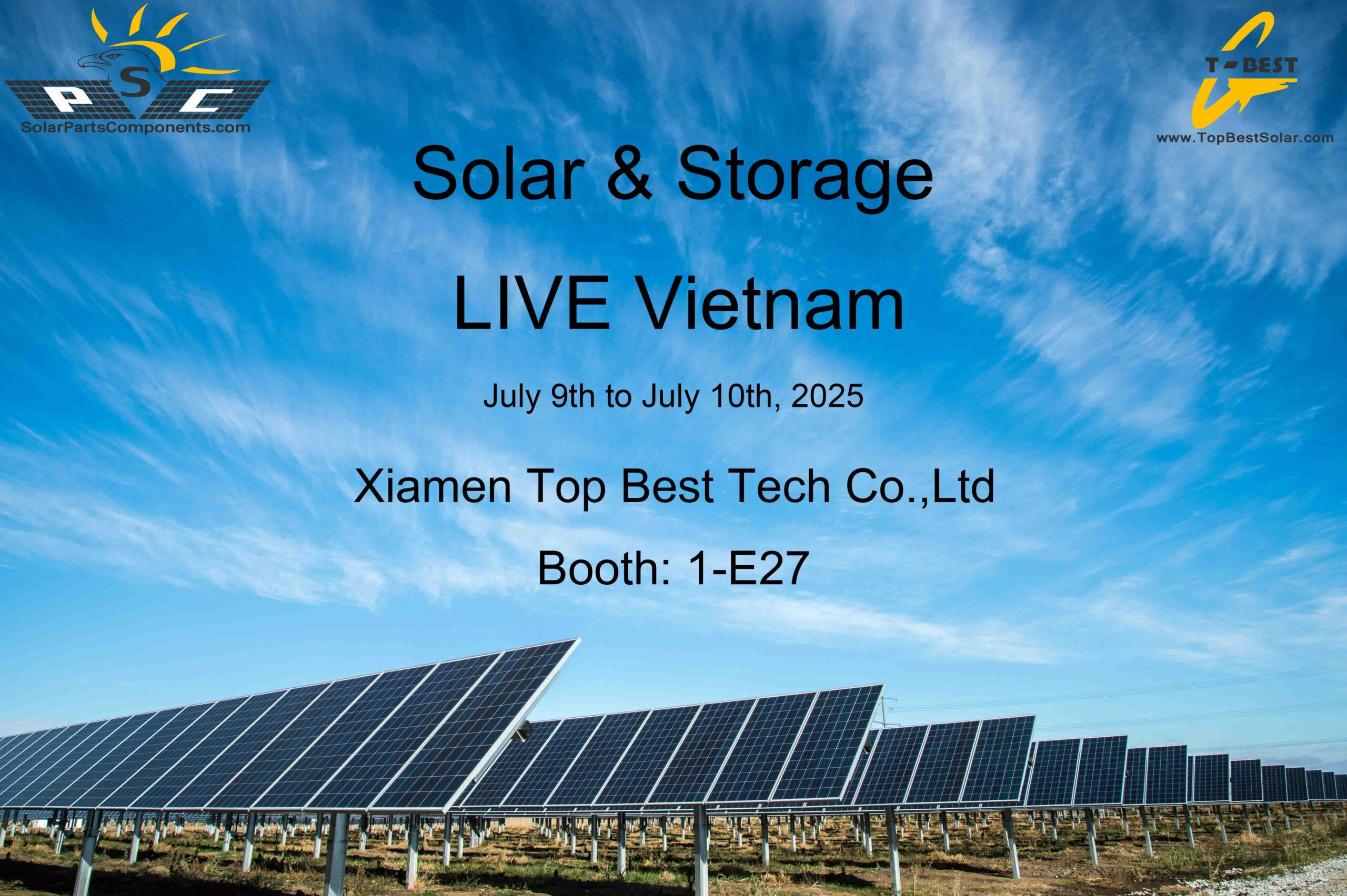 Solar Show Vietnam 2025 exhibitor solar支架配件越南