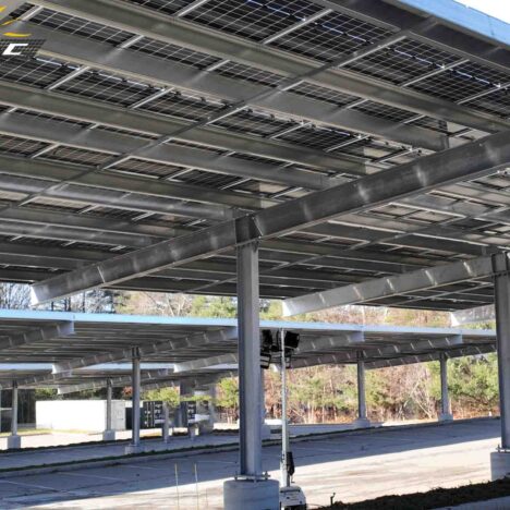 Solar-Waterproof-Carport-System: Ultimate-Rainproof-Protection + Clean-Energy-Solution DIN-certified solar carport drainage system