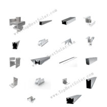 Aluminum Waterproof Solar Carport Racking Structure