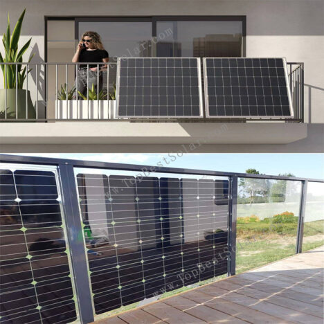 Balcony Solar Mountings for Photovoltaic Panels