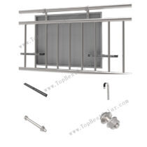 Suitable for most types of balcony railings