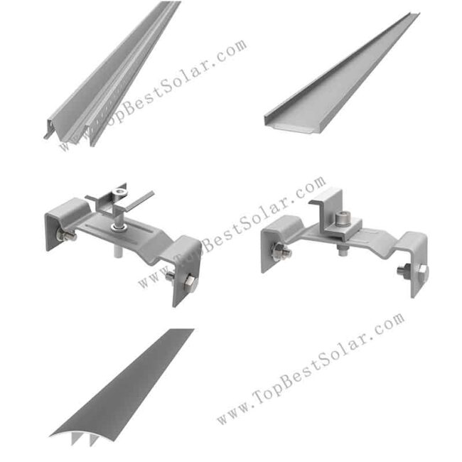 Solar waterproof mounting