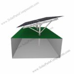 Solar-Ground-Mount-Single-Pole-System-factory