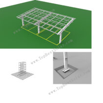 Dual-purpose carport solar mounting bracket