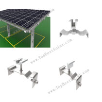 Commercial carport solar mounting bracket