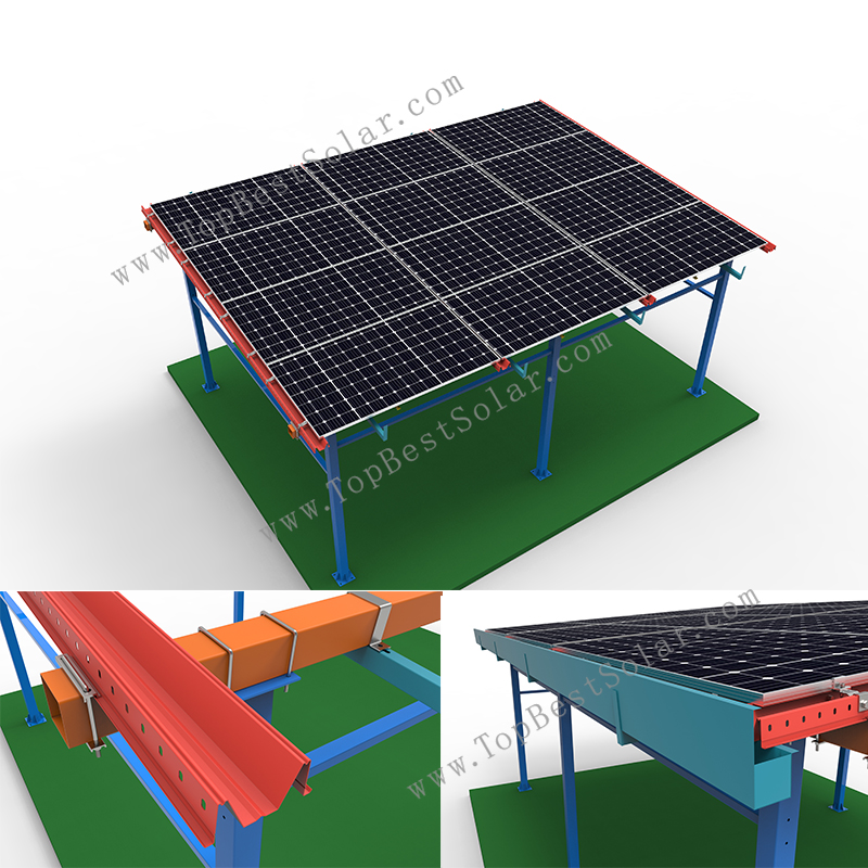 Installation Process Solar Waterproof Pergola